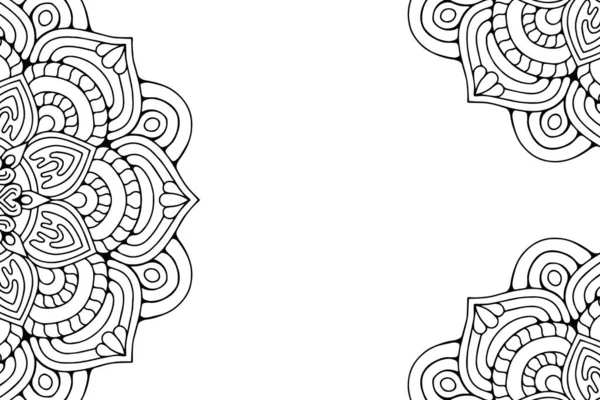 Ornament Mooie Achtergrond Geometrische Cirkel Element Gemaakt Vector — Stockvector