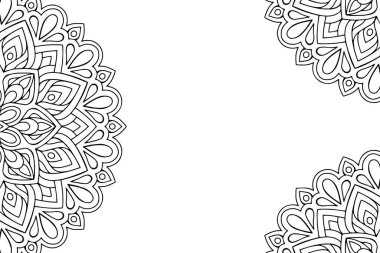 Güzel arkaplan geometrik daire ögesini süslemek vektör içinde yapılır