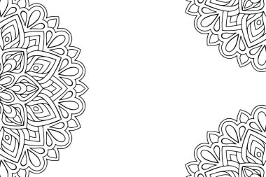 Güzel arkaplan geometrik daire ögesini süslemek vektör içinde yapılır