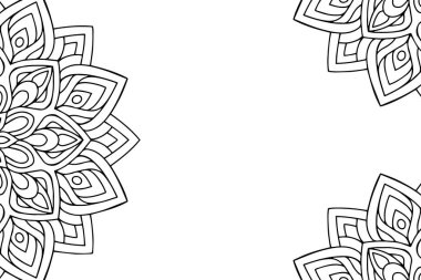 Güzel arkaplan geometrik daire ögesini süslemek vektör içinde yapılır