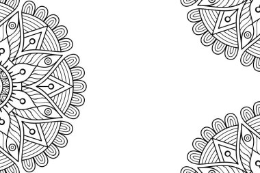 Güzel arkaplan geometrik daire ögesini süslemek vektör içinde yapılır