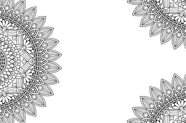 Güzel arkaplan geometrik daire ögesini süslemek vektör içinde yapılır