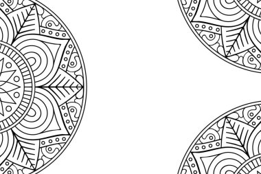 Güzel arkaplan geometrik daire ögesini süslemek vektör içinde yapılır