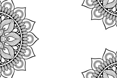 Güzel arkaplan geometrik daire ögesini süslemek vektör içinde yapılır