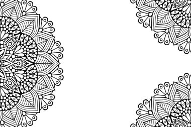 Güzel arkaplan geometrik daire ögesini süslemek vektör içinde yapılır