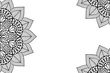 Güzel arkaplan geometrik daire ögesini süslemek vektör içinde yapılır