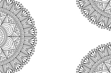 Güzel arkaplan geometrik daire ögesini süslemek vektör içinde yapılır