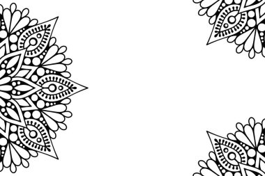 Güzel arkaplan geometrik daire ögesini süslemek vektör içinde yapılır