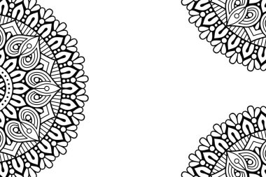 Güzel arkaplan geometrik daire ögesini süslemek vektör içinde yapılır