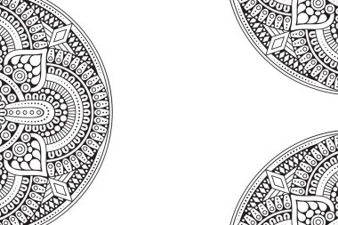 Güzel arkaplan geometrik daire ögesini süslemek vektör içinde yapılır