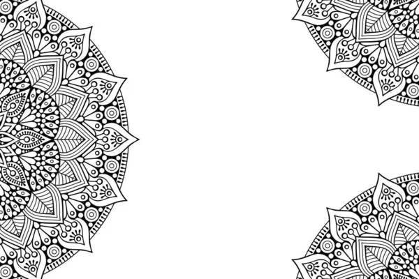 Ornament Schöner Hintergrund Geometrisches Kreiselement Aus Vektor — Stockvektor