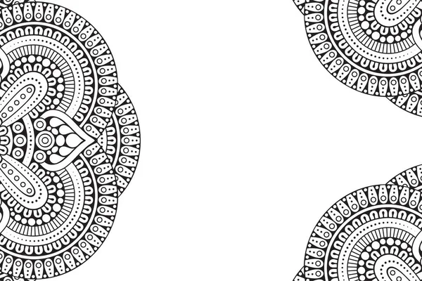 Ornement Bel Arrière Plan Élément Cercle Géométrique Fait Vecteur — Image vectorielle