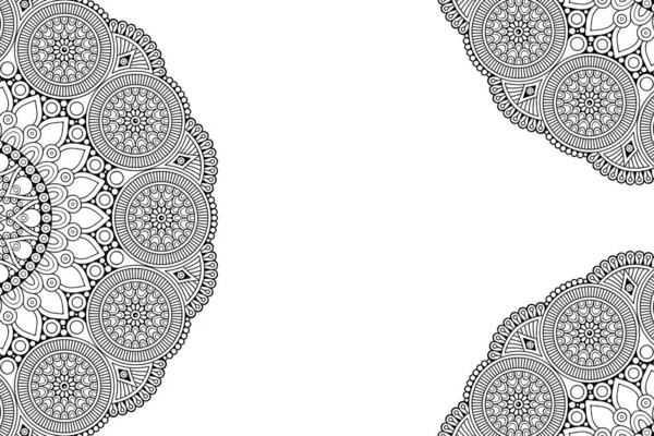 Орнамент Красивий Фон Елемент Геометричного Кола Зроблений Векторі — стоковий вектор