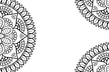 Güzel arkaplan geometrik daire ögesini süslemek vektör içinde yapılır