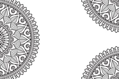 Güzel arkaplan geometrik daire ögesini süslemek vektör içinde yapılır