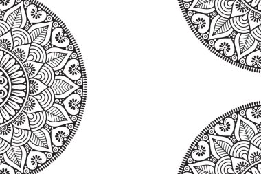 Güzel arkaplan geometrik daire ögesini süslemek vektör içinde yapılır