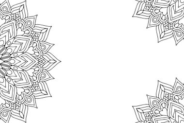 Güzel arkaplan geometrik daire ögesini süslemek vektör içinde yapılır