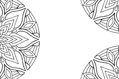 Güzel arkaplan geometrik daire ögesini süslemek vektör içinde yapılır