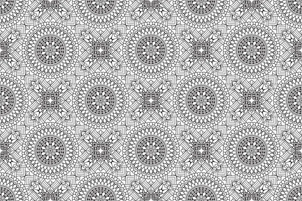 Fond Design Mandala Ornemental Luxe Vecteur Couleur — Image vectorielle