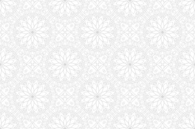 Altın rengi vektör olarak lüks mandala tasarımı