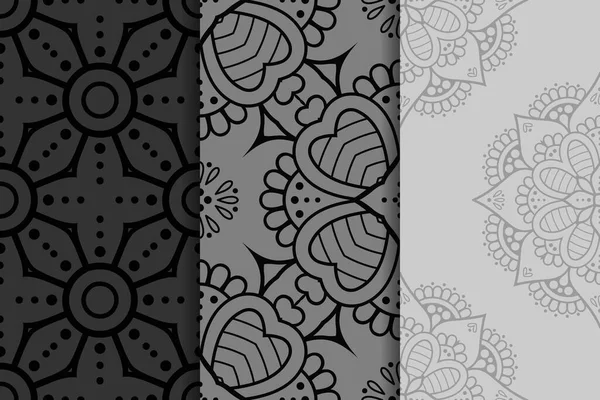 Украшение Красивая Карточка Мандалой Геометрический Элемент Окружности Сделанный Векторе — стоковый вектор
