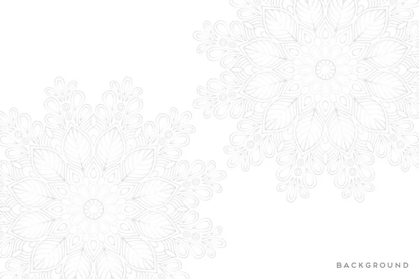 Fondo Diseño Mandala Ornamental Lujo Vector Color Oro — Vector de stock