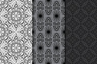 Altın rengi vektör olarak lüks mandala tasarımı