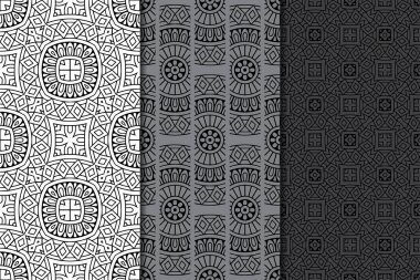 Altın rengi vektör olarak lüks mandala tasarımı