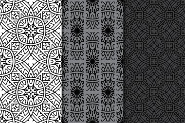 Altın rengi vektör olarak lüks mandala tasarımı