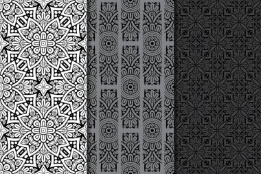 Altın rengi vektör olarak lüks mandala tasarımı