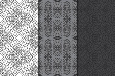 Altın rengi vektör olarak lüks mandala tasarımı