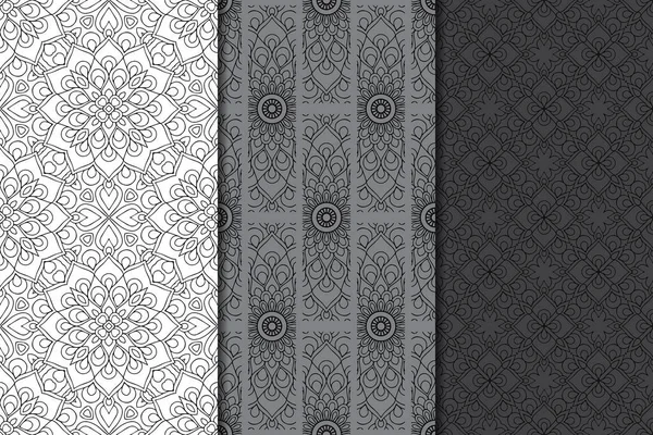 Fond Design Mandala Ornemental Luxe Vecteur Couleur — Image vectorielle