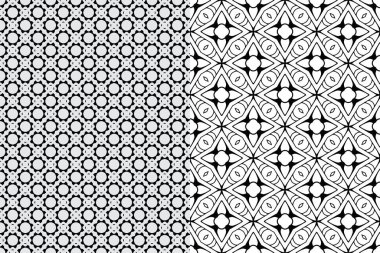 Mandala Süs Şablonu. Eski dekoratif unsurlar arka planı