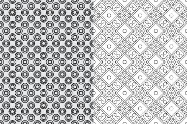 Mandala Süs Şablonu. Eski dekoratif unsurlar arka planı