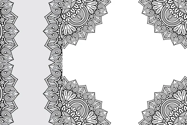 Mandala Ornament Pattern Vintage Dekorative Elemente Hintergrund — Stockvektor