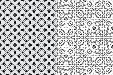 Mandala Süs Şablonu. Eski dekoratif unsurlar arka planı