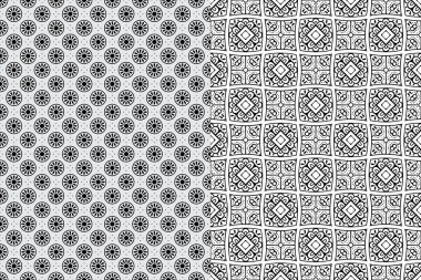 Mandala Süs Şablonu. Eski dekoratif unsurlar arka planı