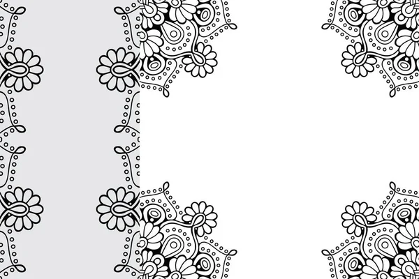 Mandala Ornament Model Elemente Decorative Epocă Fundal — Vector de stoc