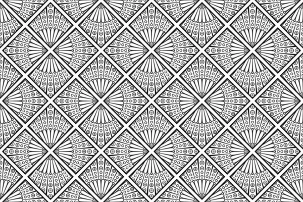 Mandala Ornament Pattern Vintage Decorative Elements Background — Stock Vector