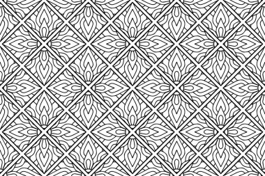 Mandala Süs Şablonu. Eski dekoratif unsurlar arka planı