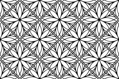 Mandala Süs Şablonu. Eski dekoratif unsurlar arka planı