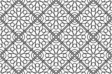 Mandala Süs Şablonu. Eski dekoratif unsurlar arka planı