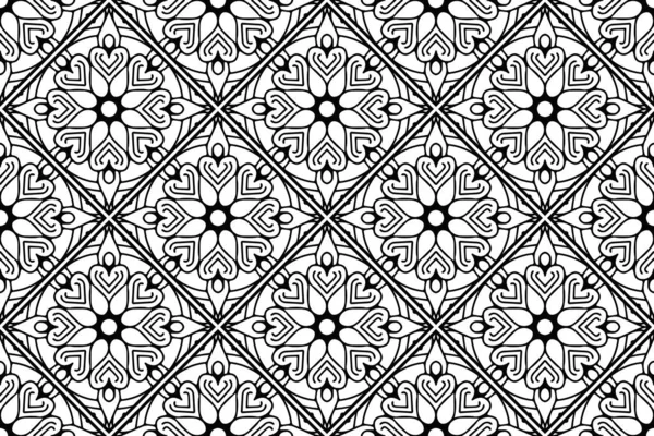 Mandala Sieraad Patroon Vintage Decoratieve Elementen Achtergrond — Stockvector