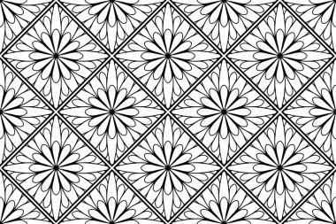 Mandala Süs Şablonu. Eski dekoratif unsurlar arka planı