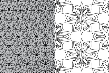 Mandala Süs Şablonu. Eski dekoratif unsurlar arka planı