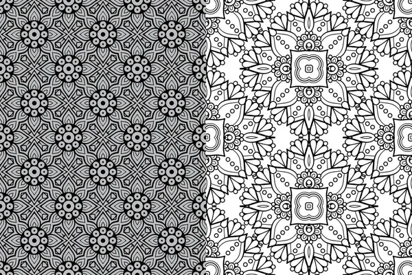 Mandala Modèle Ornement Vintage Éléments Décoratifs Fond — Image vectorielle