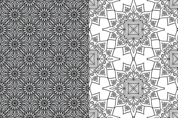 Mandala Modèle Ornement Vintage Éléments Décoratifs Fond — Image vectorielle