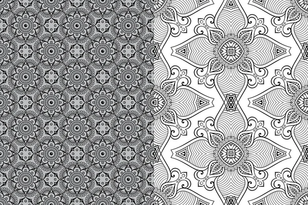 Mandala Modèle Ornement Vintage Éléments Décoratifs Fond — Image vectorielle