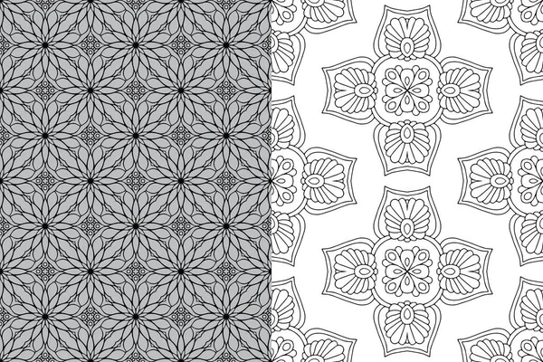 Patrón Ornamento Mandala Elementos Decorativos Vintage Fondo — Archivo Imágenes Vectoriales