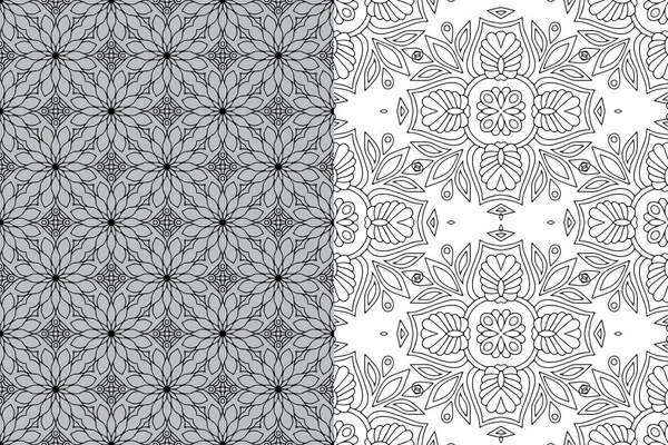 Padrão Ornamento Mandala Vintage Elementos Decorativos Fundo —  Vetores de Stock